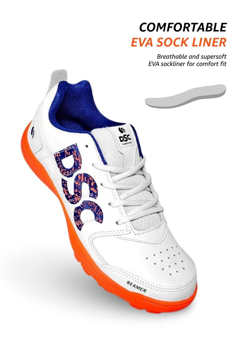 دي أس سي حذاء كريكيت DSC Beamer للرجال والأولاد | أحذية كريكيت رياضية احترافية مصنوعة من البولي فينيل كلوريد (PVC)، مزوّدة بشبكة قابلة للتهوية، مع قبضة فائقة وأداء طويل الأمد - Image 2